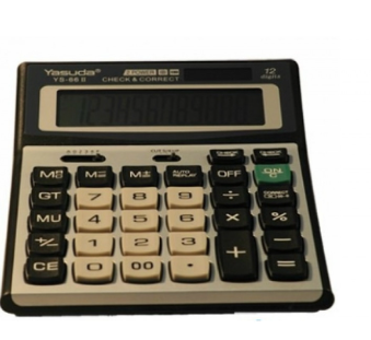 Yasuda 12 Digits Calculator YS-66IIG